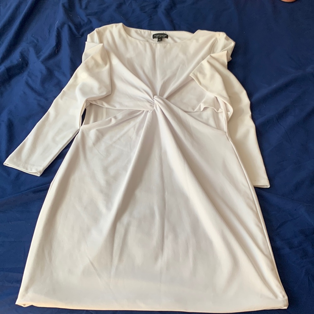 White cutout dress